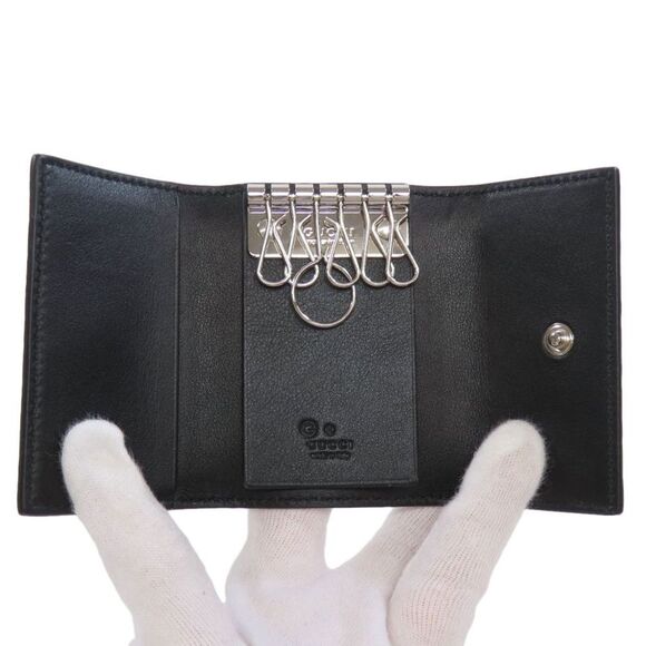 Gucci Key Case Black Leather Wallet (Pre-Owned) - Picture 4 of 11